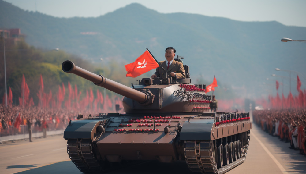 North-Korea displays new military weapons in military parade